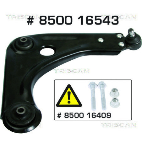 TRISCAN 8500 16543 Rameno zavesenia kolies pre