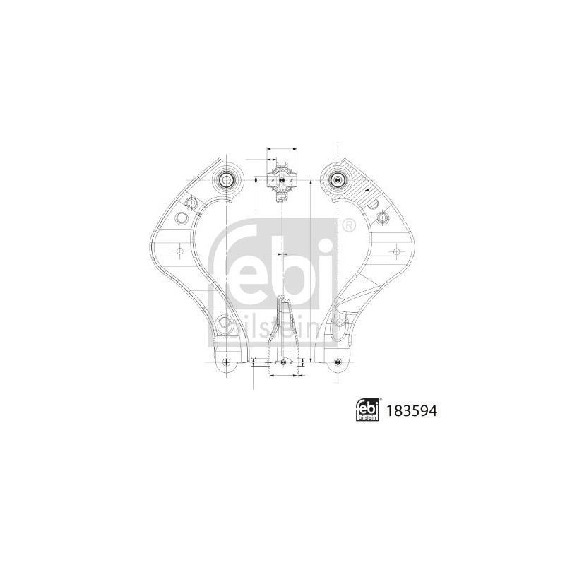 FEBI BILSTEIN 183594 Querlenker Hinten Rechts für