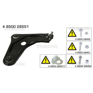 TRISCAN 8500 28551 Bras de suspension pour