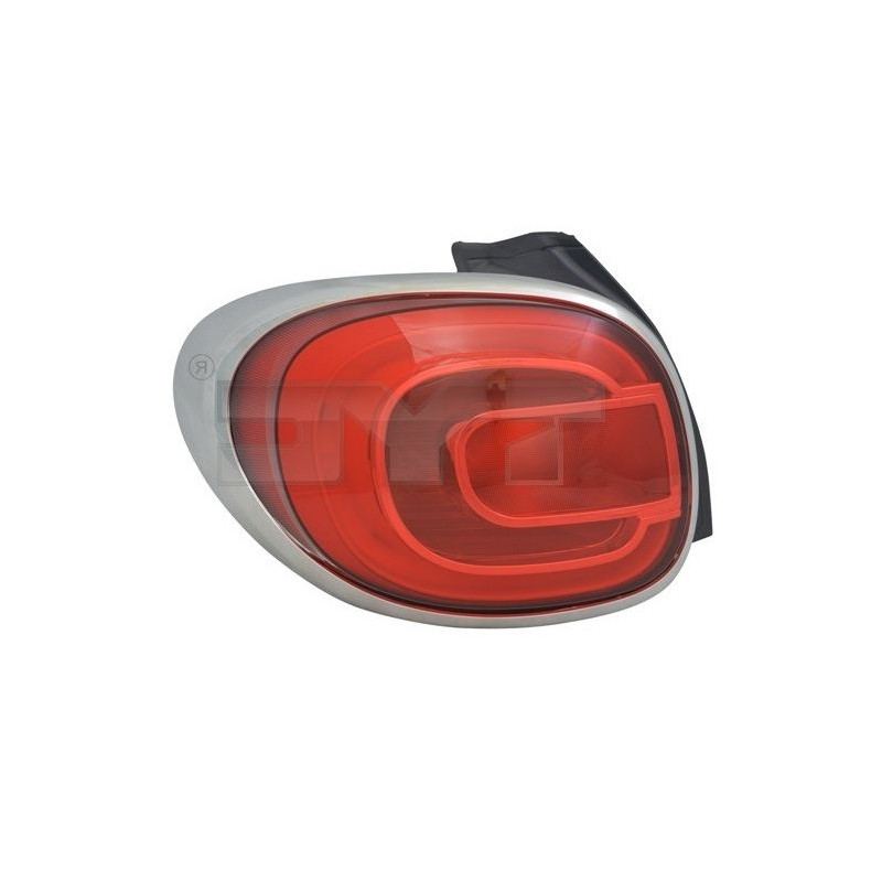 Feu Arrière Gauche LED pour Fiat 500L (2012- ) TYC 11-12364-06-2