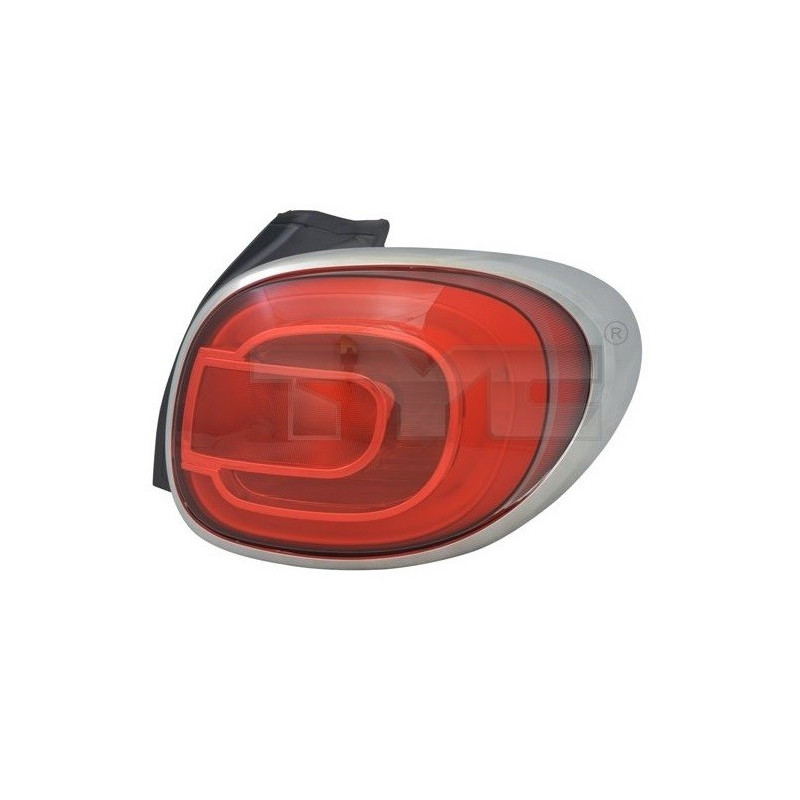 Feu Arrière Droite LED pour Fiat 500L (2012– ) TYC 11-12363-06-2