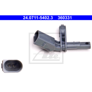 ATE 24.0711-5402.3 Sensore ABS numero giri ruota posteriore destra per A3 Passat Tiguan Q3 Golf