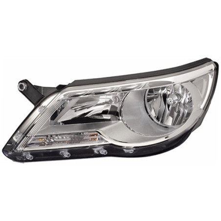 Headlight Right for - HELLA 1ED 247 038-221