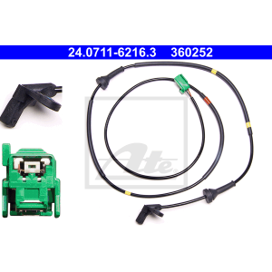 ATE 24.0711-6216.3 Capteur ABS vitesse de roue arrière droite pour Volvo XC90