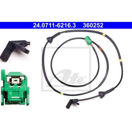 ATE 24.0711-6216.3 ABS Wheel Speed Sensor Rear Right for Volvo XC90