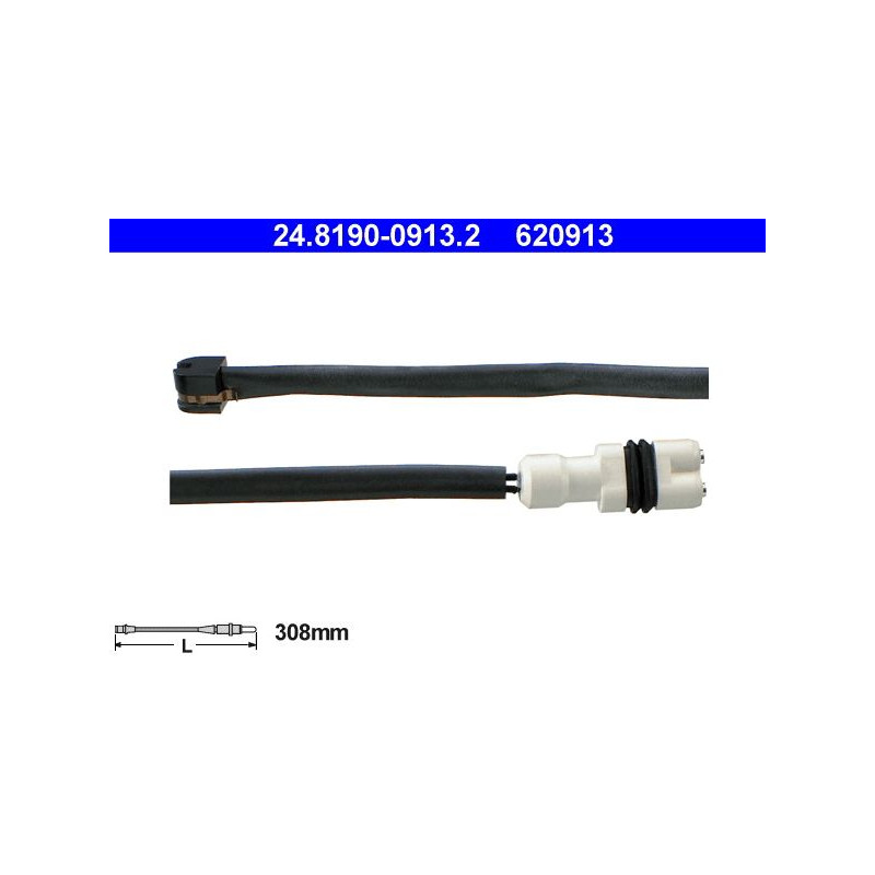 ATE 24.8190-0913.2 Témoin d'usure de plaquette de frein pour Porsche 944