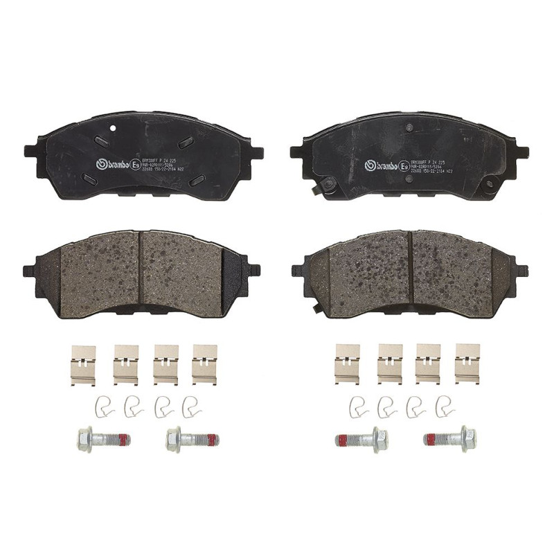 BREMBO P 24 225 Brzdové platničky predné pre Ford Ranger