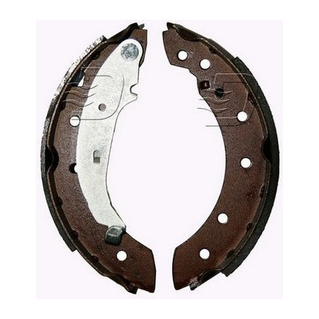 DENCKERMANN B120093 Zestaw szczęk hamulcowych tył dla 306 Clio Xsara ZX Thalia 206 Laguna