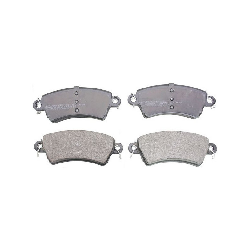 DENCKERMANN B110128 Pastillas de freno delantero para 306 Xsara 206