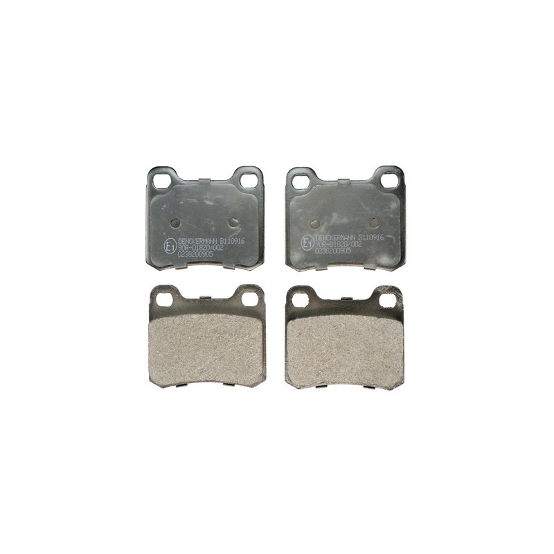 DENCKERMANN B110916 Bremsbeläge Hinten für Mercedes S SL /8 W123 W111 Pagode