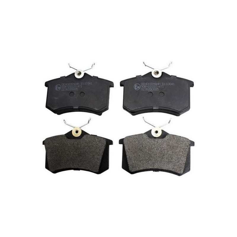 DENCKERMANN B110041 Bremsbeläge Hinten für Ibiza Megane Fabia Octavia 208 TT A3