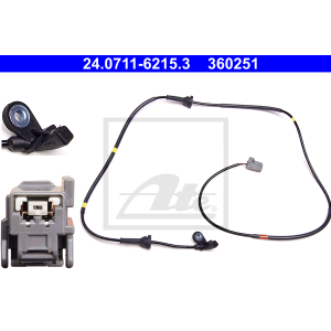 ATE 24.0711-6215.3 Sensore ABS numero giri ruota posteriore sinistra per Volvo XC90
