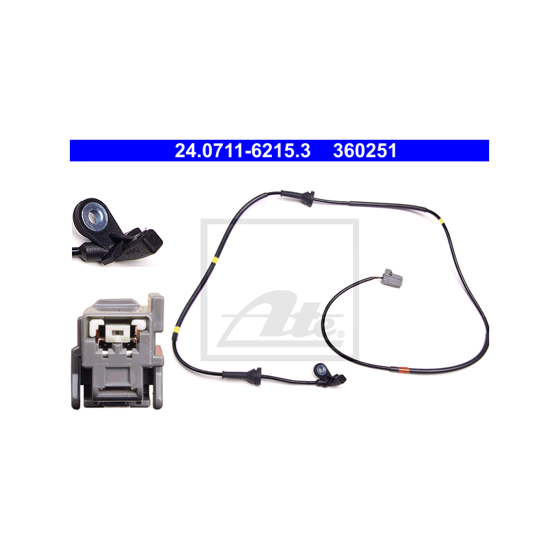 ATE 24.0711-6215.3 Snímač ABS zadní levé pro Volvo XC90