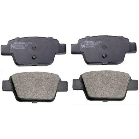 DENCKERMANN B110187 Pastillas de freno trasero para Stilo MiTo Bravo Delta
