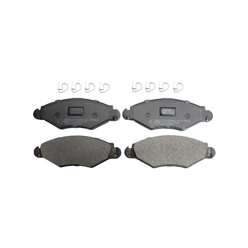 DENCKERMANN B110594 Brake Pads Set Front for 206 Van 206+ 306
