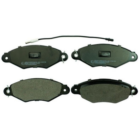 DENCKERMANN B110648 Brake Pads Set Front for Kangoo Kubistar Xsara