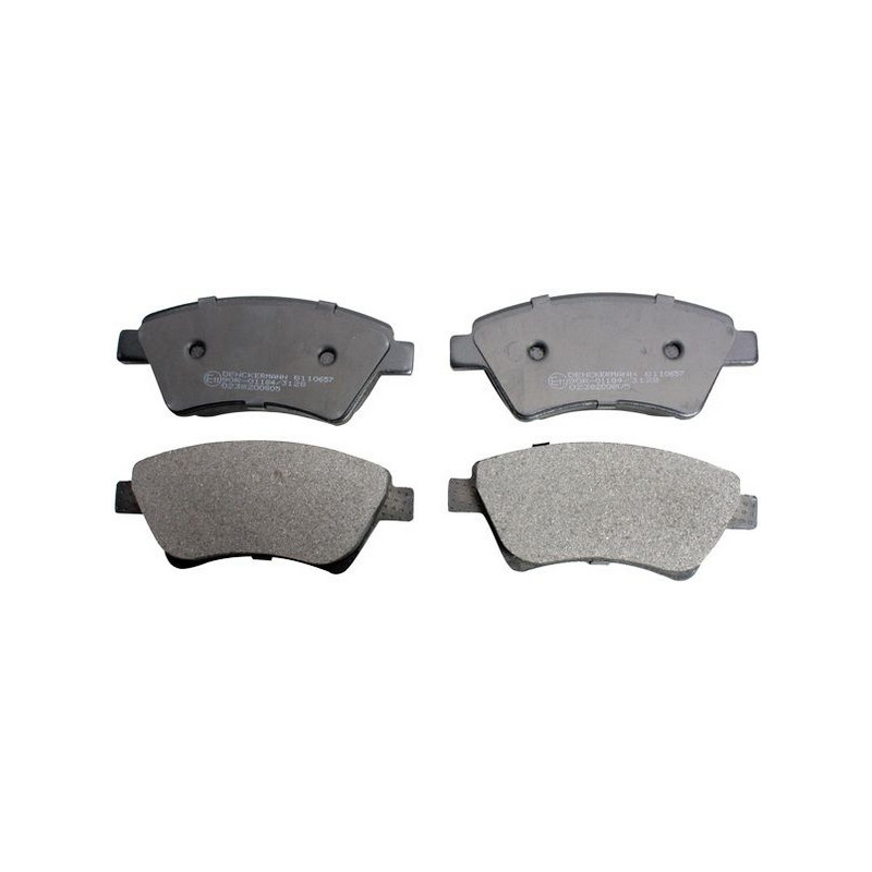 DENCKERMANN B110657 Pastillas de freno delantero para Megane Scenic Grand Scenic