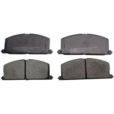 DENCKERMANN B110740 Pastiglie freno anteriore per Corolla Carina Celica Tercel