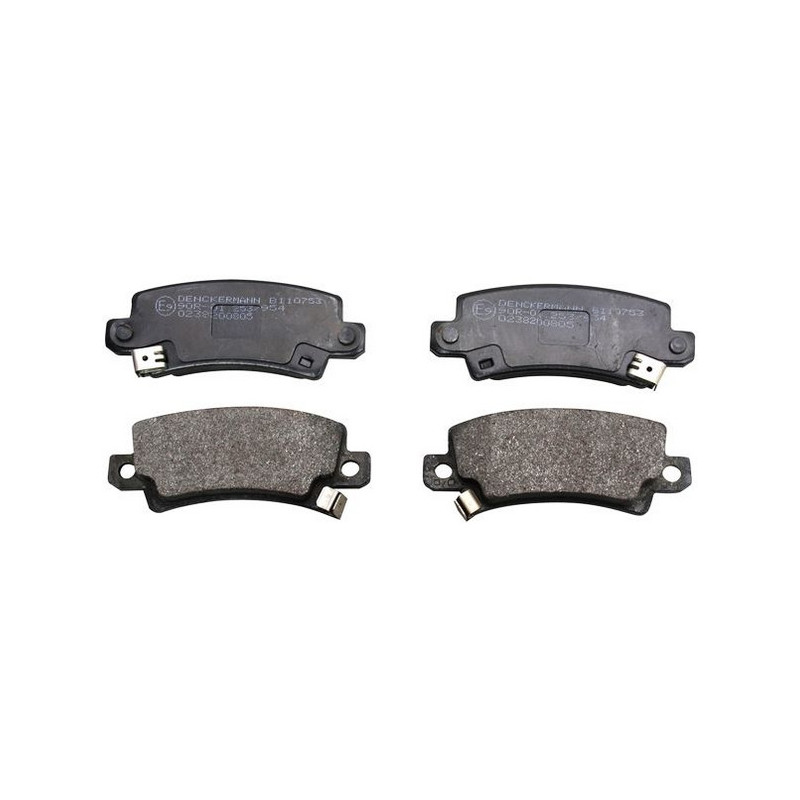 DENCKERMANN B110753 Bremsbeläge Hinten für Toyota Corolla