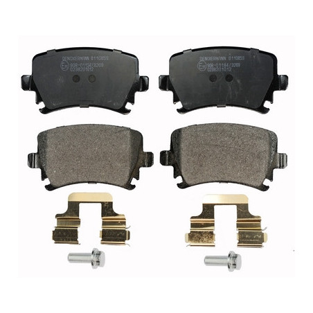 DENCKERMANN B110859 Pastillas de freno trasero para A4 A6 A3 Leon ST Octavia