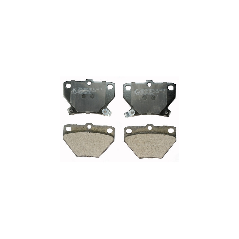 DENCKERMANN B110871 Bremsbeläge Hinten für Corolla Yaris Prius Celica Matrix