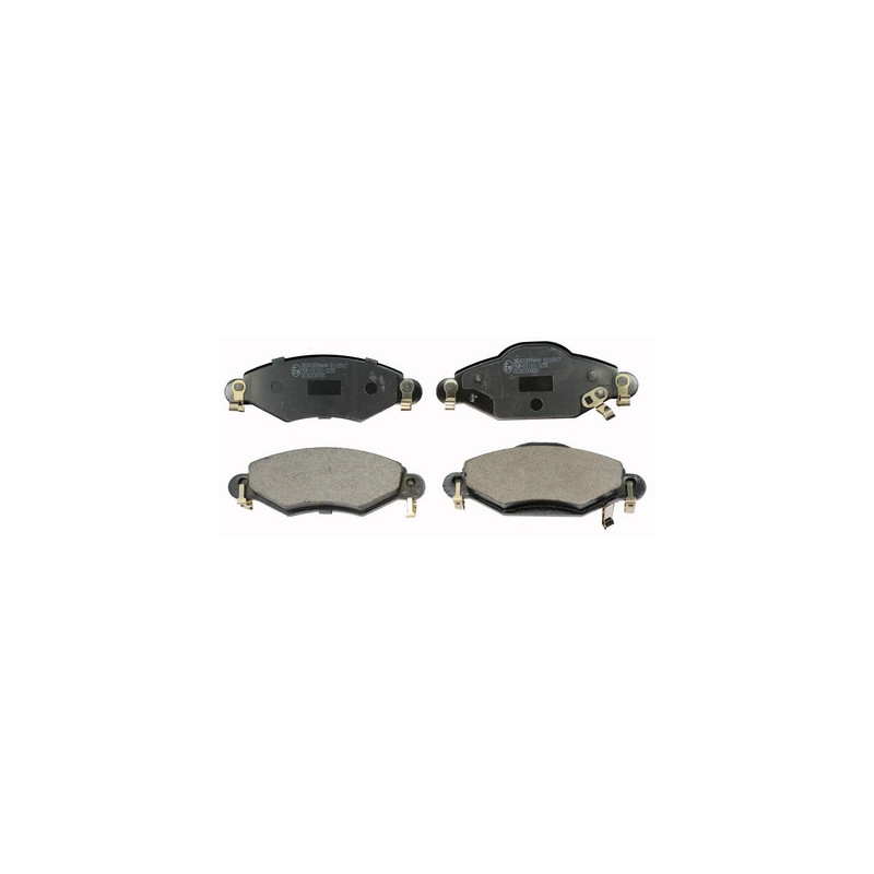 DENCKERMANN B110917 Pastiglie freno anteriore per Toyota Yaris