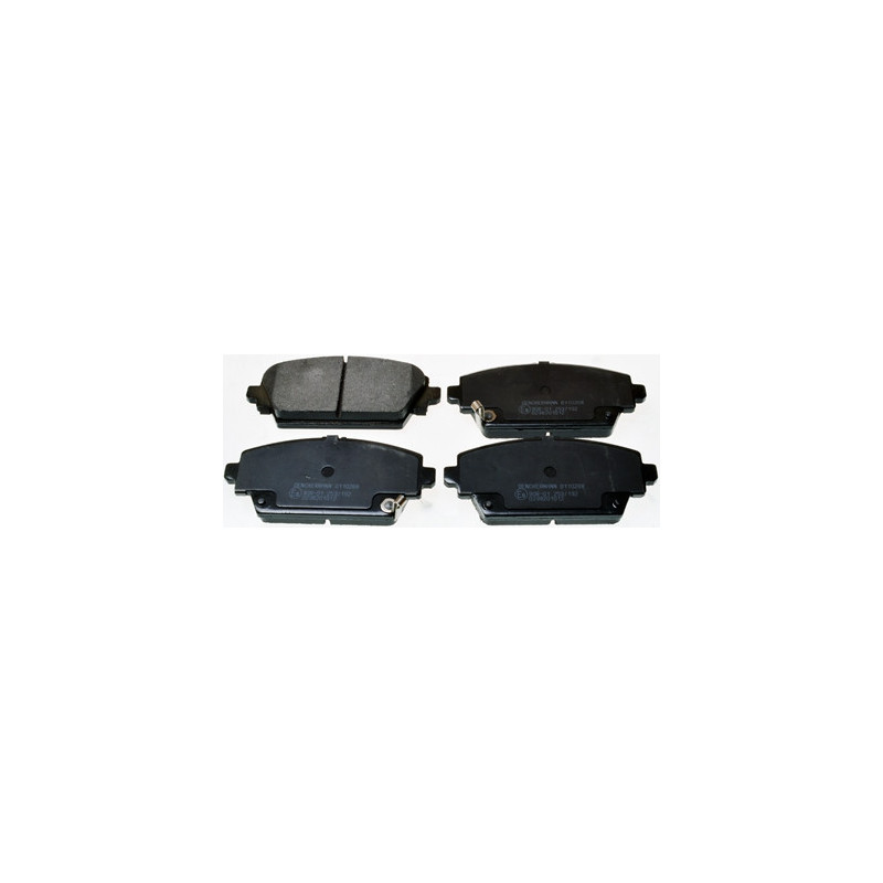 DENCKERMANN B110268 Brake Pads Set Front for Primera Accord Almera Tino Mg ZS ZR