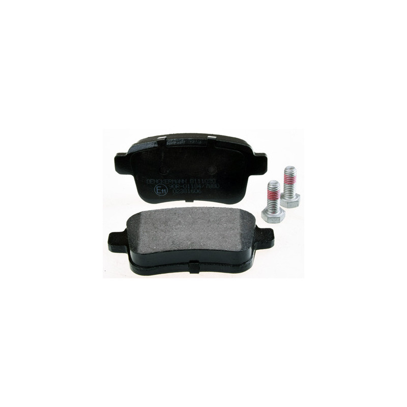 DENCKERMANN B111020 Pastiglie freno posteriore per Kangoo Be Bop Citan