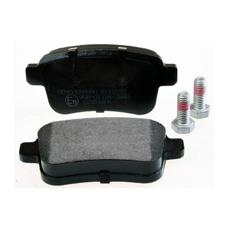 DENCKERMANN B111020 Pastiglie freno posteriore per Kangoo Be Bop Citan