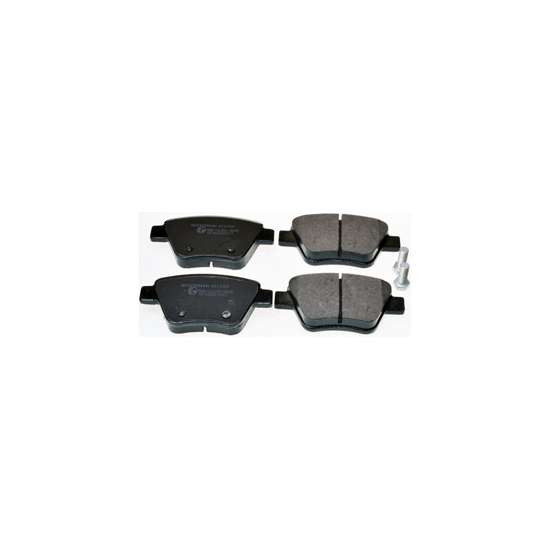 DENCKERMANN B111026 Plaquettes de frein arrière pour Golf Octavia Jetta Caddy