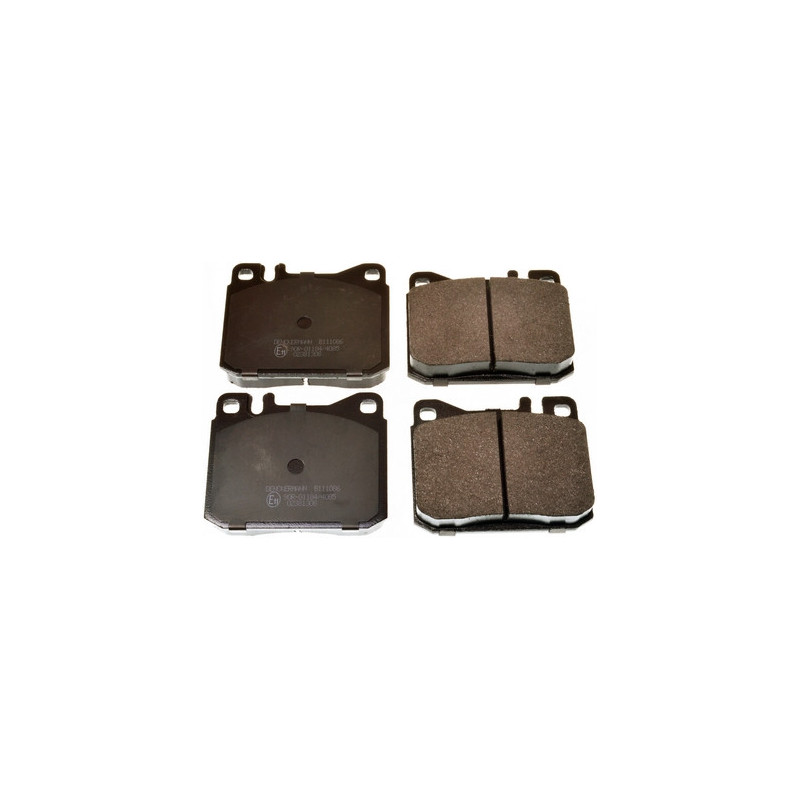 DENCKERMANN B111086 Brzdové platničky predný pre VW Lt 40-55