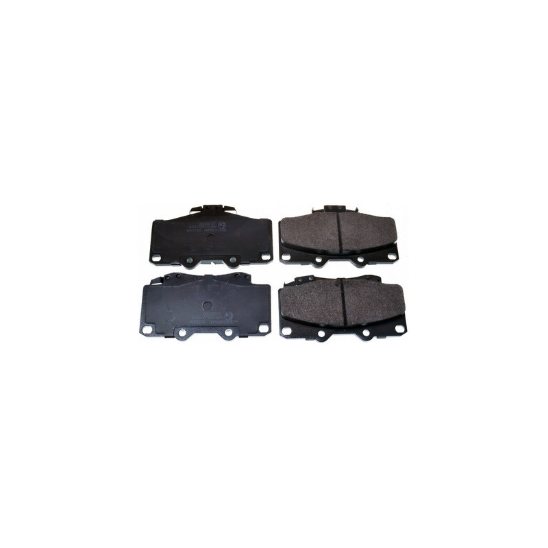DENCKERMANN B111204 Brzdové platničky predný pre Land Cruiser Hilux 4 Runner