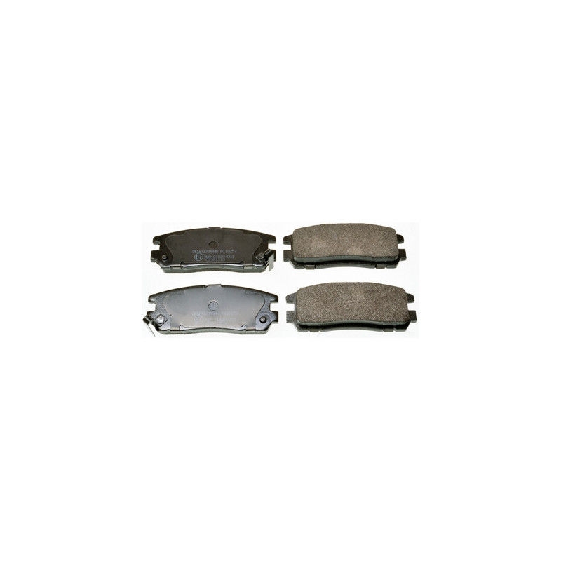 DENCKERMANN B110257 Brake Pads Set Rear for Frontera Trooper Monterey