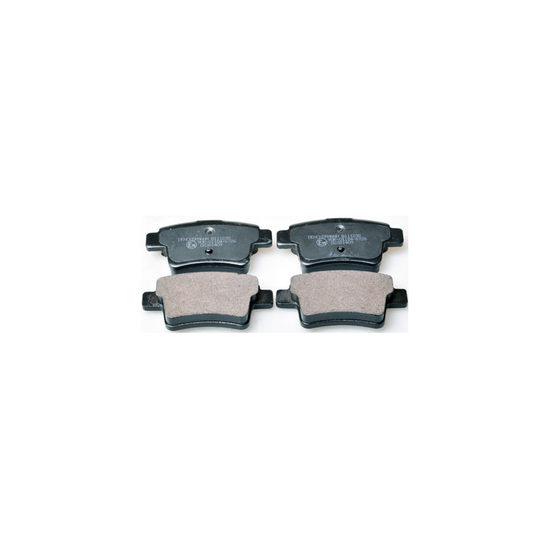 DENCKERMANN B111238 Brzdové platničky zadný pre Citroen C4 Picasso Grand Picasso