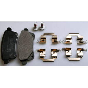DENCKERMANN B111323 Brake Pads Set Rear for Renault Grand Scenic Scenic