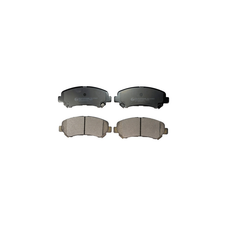 DENCKERMANN B110968 Pastiglie freno anteriore per Qashqai X-Trail Rogue Kizashi