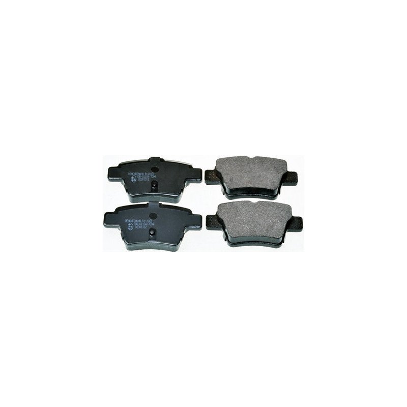 DENCKERMANN B111031 Pastillas de freno trasero para C4 307 SW 207