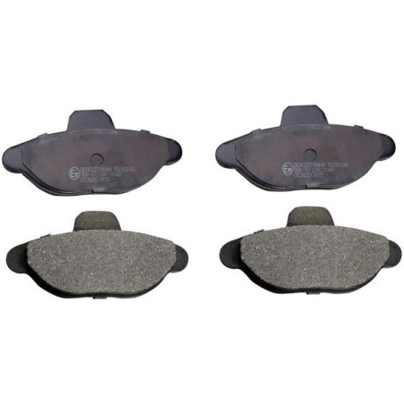 DENCKERMANN B110166 Pastillas de freno delantero para Fiat Cinquecento