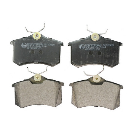 DENCKERMANN B110860 Pastillas de freno trasero para Fabia A6 A3 Ibiza A4 Octavia