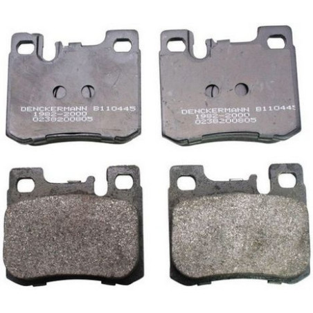 DENCKERMANN B110445 Brake Pads Set Rear for Mercedes 190 124 E C
