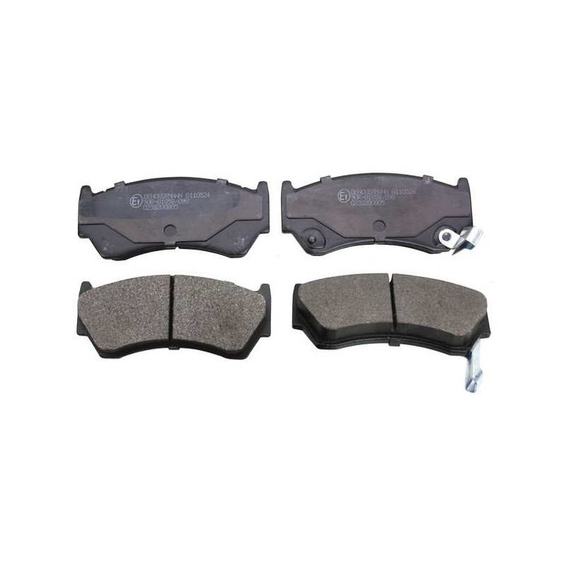 DENCKERMANN B110524 Brzdové platničky predný pre Nissan Almera