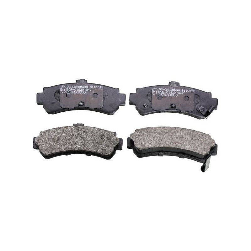 DENCKERMANN B110525 Pastiglie freno posteriore per Nissan Almera