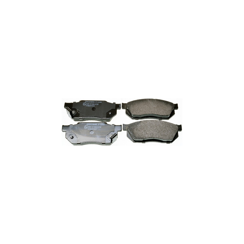 DENCKERMANN B110283 Klocki hamulcowe przód dla Civic Prelude CRX