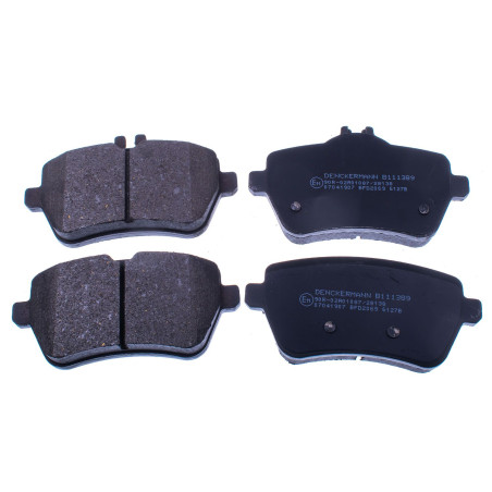 DENCKERMANN B111389 Pastiglie freno posteriore per Mercedes S SL