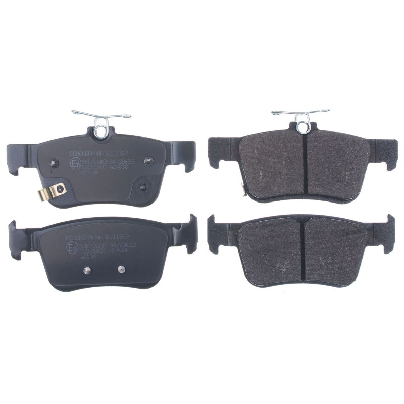 DENCKERMANN B111362 Bremsbeläge Hinten für Honda Civic E