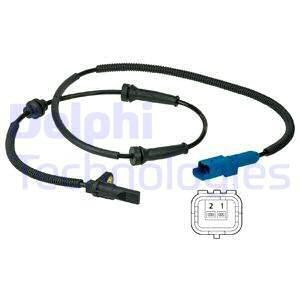 DELPHI SS20390 Predný Snímač ABS pre Citroen C3 C4 DS DS 3 Peugeot 207 208 2008 301