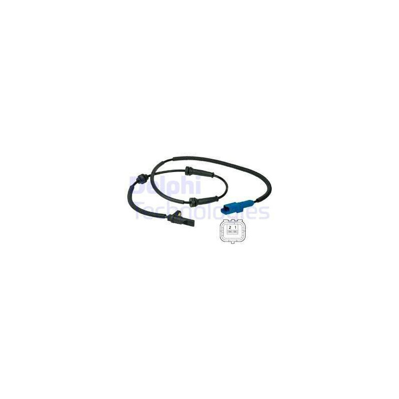 DELPHI SS20390 PRZÓD Czujnik ABS Citroen C3 C4 DS DS 3 Peugeot 207 208 2008 301