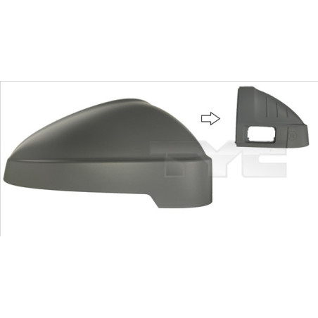 TYC 302-0114-2 Cubierta Carcasa Retrovisor