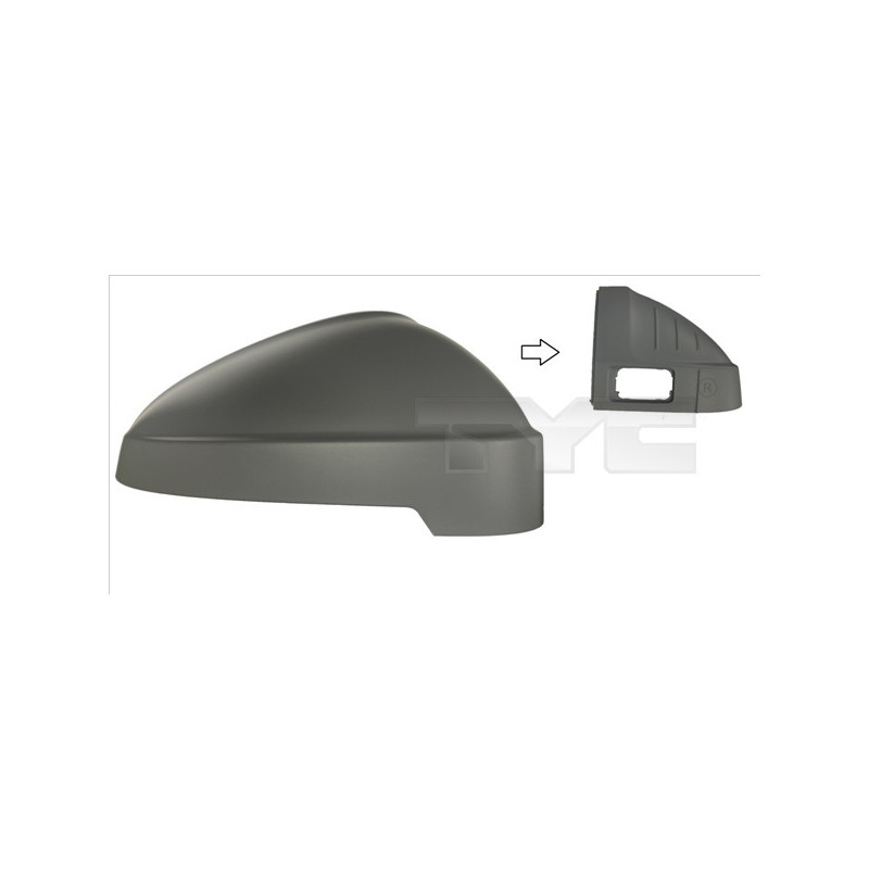 TYC 302-0113-2 Coque de rétroviseur
