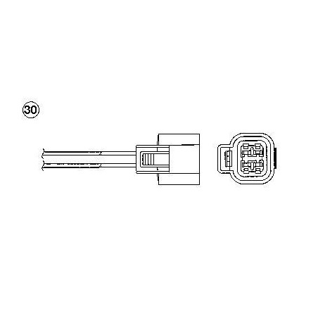 NTK 95320 Sonda lambda sensor de oxígeno para Hyundai Kia
